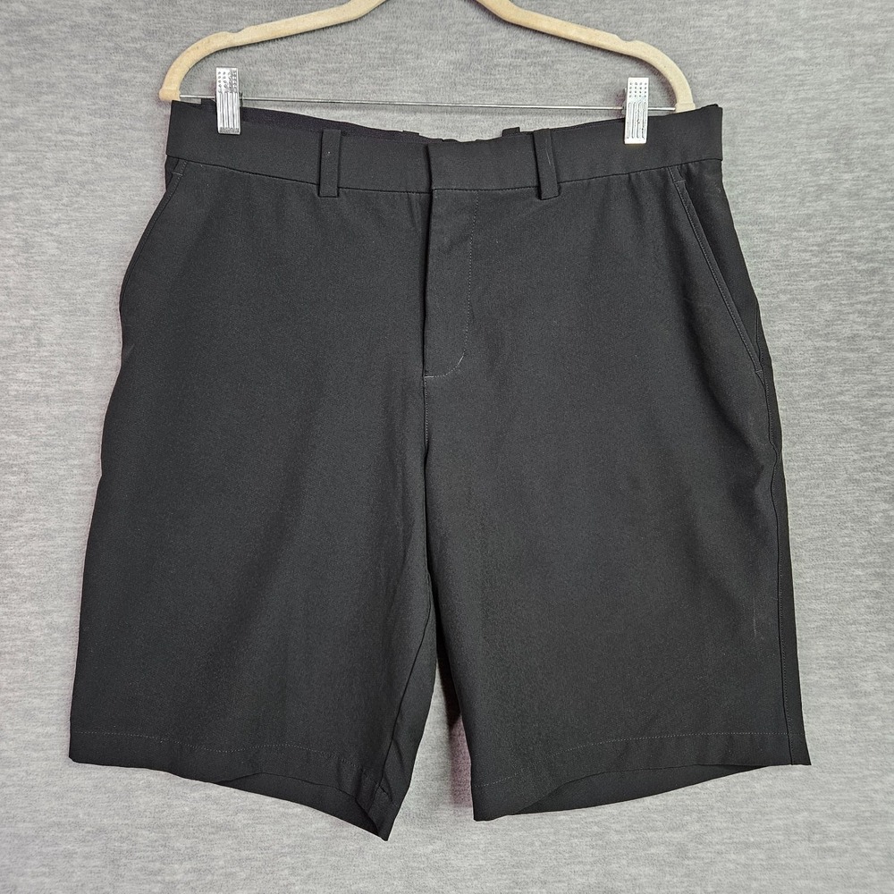 Nike Dri-FIT Men Golf Shorts Size 36 Black Performance Stretch